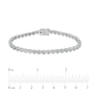 Thumbnail Image 1 of Diamond Accent Heart Tennis Bracelet in Sterling Silver – 7.25"