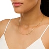Thumbnail Image 1 of Made in Italy 2.3mm Tight Curb Oval Chain Necklace in 10K Hollow Gold - 18"