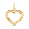 Thumbnail Image 0 of Heart Outline Necklace Charm in 10K Gold