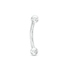 Thumbnail Image 0 of Solid Titanium Curved Barbell - 16G 3/8"