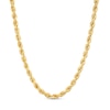 Thumbnail Image 0 of 3.6mm Diamond-Cut Rope Chain Necklace in 10K Semi-Solid Gold - 20"