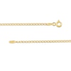 Thumbnail Image 1 of 1.75mm Diamond-Cut Light Curb Chain Necklace in 10K Solid Gold - 18"