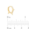 Thumbnail Image 1 of 14K Gold CZ Spike Hoop - 18G 5/16"