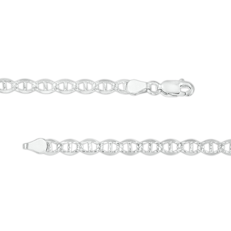 Made in Italy 4.4mm Diamond-Cut Mariner Chain Bracelet in Solid Sterling Silver - 7.5"
