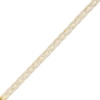 Thumbnail Image 0 of 2.5mm Diamond-Cut Pavé Mariner Chain Anklet in 10K Semi-Solid Gold - 10"