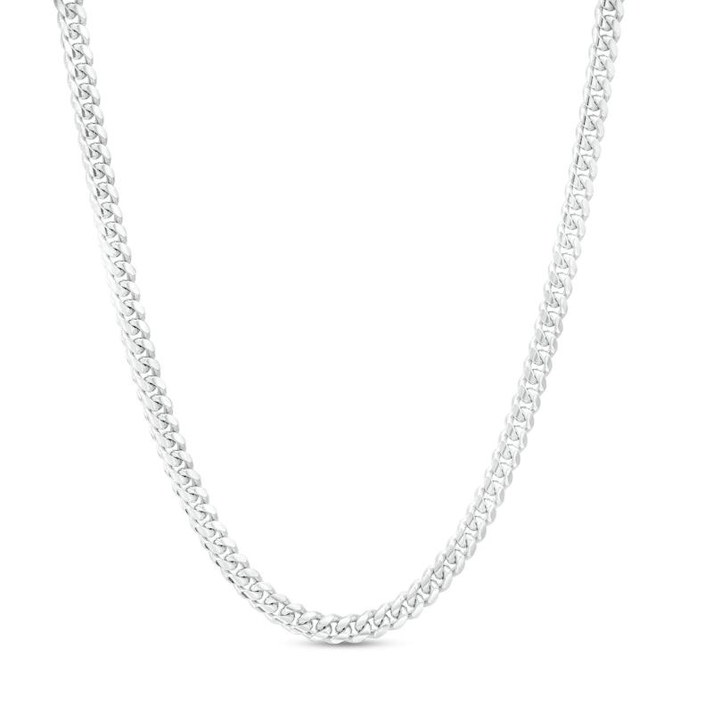Made in Italy 3.3mm Cuban Curb Chain Necklace in Solid Sterling Silver - 16"