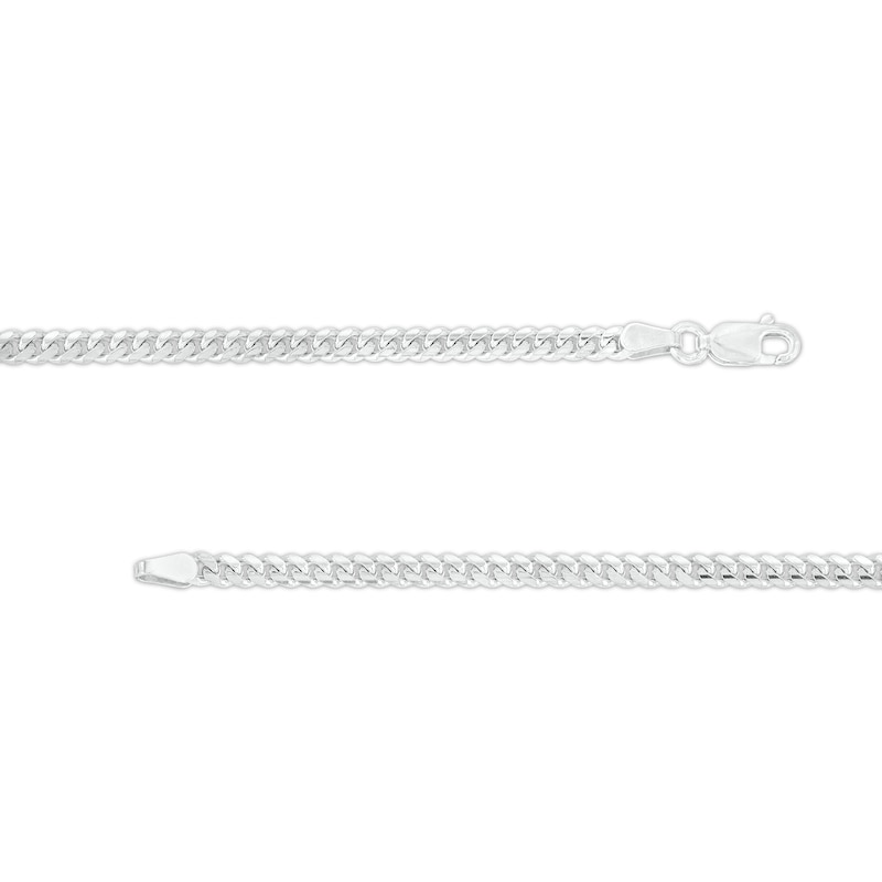 Made in Italy 3.3mm Cuban Curb Chain Necklace in Solid Sterling Silver - 16"