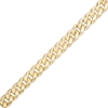 Thumbnail Image 0 of Made in Italy 6.35mm Cuban Chain Bracelet in Semi-Solid Sterling Silver with 10K Gold Plate - 8.5"