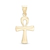 Thumbnail Image 0 of Puffed Ankh Cross Necklace Charm in 10K Gold