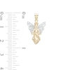 Thumbnail Image 1 of Filigree Wing Angel Necklace Charm in 10K Gold