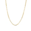 Thumbnail Image 0 of Made in Italy 1.3mm Fancy Figaro Chain Necklace in 10K Solid Gold - 18"