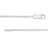 Thumbnail Image 1 of Sterling Silver Diamond-Cut Bead Chain Anklet Made in Italy