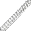 Thumbnail Image 0 of Made in Italy 7.6mm Diamond-Cut Double Curb Chain Bracelet in Solid Sterling Silver - 8"