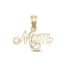 Thumbnail Image 0 of Small Scroll Mom Necklace Charm in 10K Gold