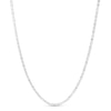 Thumbnail Image 0 of 1.7mm Valentino Chain Necklace in 10K Hollow White Gold - 18"