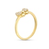 Thumbnail Image 1 of Child's Cubic Zirconia Butterfly Ring in 10K Solid Gold - Size 4