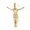 Thumbnail Image 0 of 10K Solid Gold Jesus Necklace Charm
