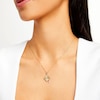 Thumbnail Image 1 of 10K Solid Gold Graduation Cap Two-Tone Necklace Charm