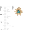 Thumbnail Image 2 of 10K Solid Gold CZ Holly Studs