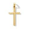 Thumbnail Image 0 of 14K Hollow Gold Small Reversible Cross Charm