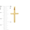 Thumbnail Image 3 of 14K Hollow Gold Small Reversible Cross Charm