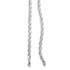 Thumbnail Image 1 of 10K Hollow White Gold Rope Chain - 22"