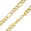 Thumbnail Image 0 of 14K Hollow Gold Beveled Figaro Chain - 26"