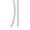 Thumbnail Image 1 of 10K Solid White Gold Curb Chain - 22"