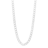 Thumbnail Image 0 of 10K Hollow White Gold Curb Chain - 26"
