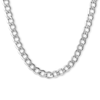 Thumbnail Image 0 of 10K Hollow White Gold Curb Chain - 30"