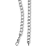 Thumbnail Image 1 of 10K Hollow White Gold Curb Chain - 30"