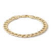 Thumbnail Image 0 of 14K Hollow Gold Curb Chain Bracelet - 7.5"
