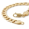 Thumbnail Image 1 of 14K Hollow Gold Curb Chain Bracelet - 7.5"