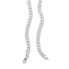 Thumbnail Image 1 of 10K Semi-Solid White Gold Cuban Curb Chain - 16"