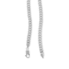 Thumbnail Image 1 of 10K Semi-Solid White Gold Cuban Chain - 22"