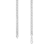 Thumbnail Image 1 of 10K Semi-Solid White Gold Cuban Chain - 22"