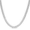 Thumbnail Image 0 of 10K Semi-Solid White Gold Cuban Chain - 20"