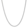 Thumbnail Image 0 of 10K Hollow White Gold Baby Mariner Chain - 20"