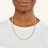 Thumbnail Image 2 of 14K Semi-Solid Gold Miami Curb Chain - 22"