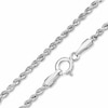 Thumbnail Image 0 of 10K Hollow White Gold Rope Chain - 18"