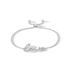 Thumbnail Image 0 of Sterling Silver Diamond Accent Love Bolo Bracelet