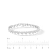 Thumbnail Image 2 of Sterling Silver Diamond Accent Multi-Heart Bracelet