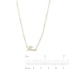 Thumbnail Image 3 of 10K Solid Gold Love Script Heart Necklace
