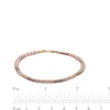 Thumbnail Image 2 of 10K Solid Gold CZ Multi-Color Mesh Bracelet - 7.5