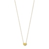 Thumbnail Image 0 of 14K Gold Plated Diamond Accent Heart Necklace