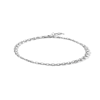 Thumbnail Image 0 of Sterling Silver Long Box Chain Anklet Made in Italy - 10"