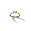 Thumbnail Image 0 of ​​​​​​​10K Solid Gold Butterfly Shank Ring - Size 7.5