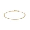 Thumbnail Image 0 of 10K Solid Gold Curb Chain Anklet Made in Italy - 10"