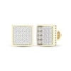 Thumbnail Image 0 of ​​​​​​​​​​​​​​10K Solid Gold 1 CT. T.W. Lab-Created Diamond Square Studs